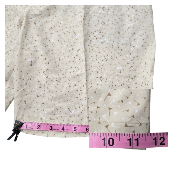 NWT Adidas Men Sz 42 Ultimate 365 Clear Brown Print Golf Flag Shorts HA9126 - Picture 16 of 16